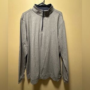 Rhoback Heathered Gray Quarter-Zip Pullover (C285)
